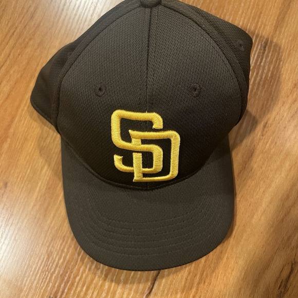 OC SPORTS San Diego Padres Hat Youth Boys Mesh MLB Baseball Cap Brown - Picture 4 of 5